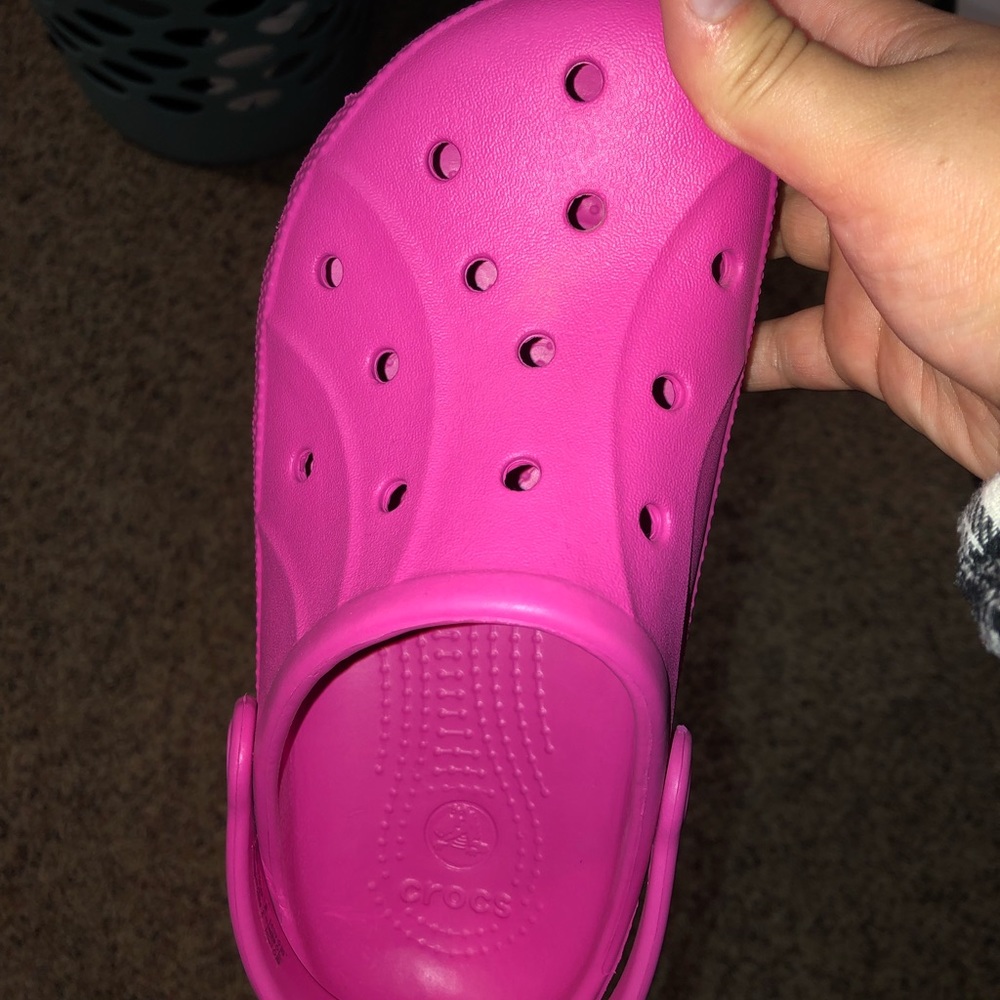 Pink crocs!